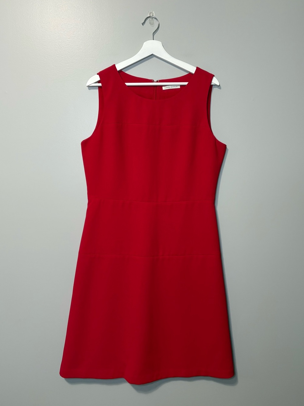 Banana Republic Sleeveless Red Shift Dress